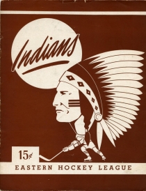 Springfield Indians 1951-52 game program