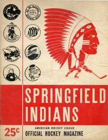 Springfield Indians 1965-66 game program