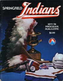 Springfield Indians 1977-78 game program