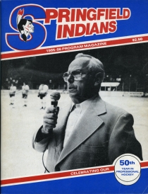 Springfield Indians 1985-86 game program