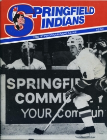 Springfield Indians 1986-87 game program
