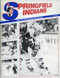 Springfield Indians 1987-88 game program