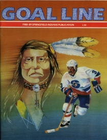 Springfield Indians 1988-89 game program