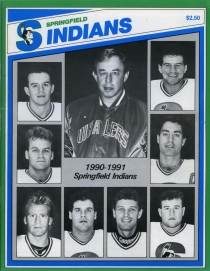 Springfield Indians 1990-91 game program