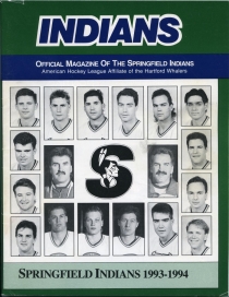 Springfield Indians 1993-94 game program