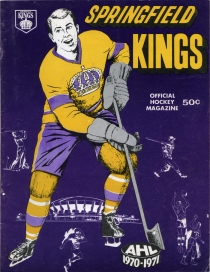 Springfield Kings 1970-71 game program