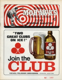 St. Boniface Mohawks 1972-73 game program