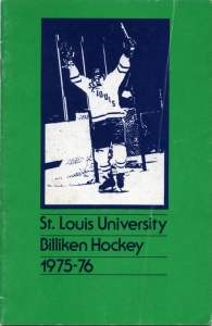 St. Louis University 1975-76 game program