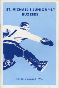St. Michael's Buzzers 1972-73 game program