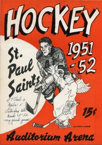 St. Paul Saints 1951-52 game program