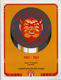 St. Paul Vulcans 1983-84 game program