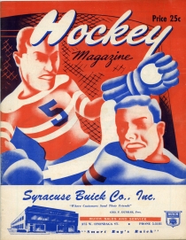 Syracuse Warriors 1951-52 game program