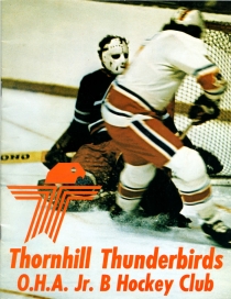 Thornhill Thunderbirds 1975-76 game program