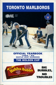 Toronto Marlboros 1982-83 game program