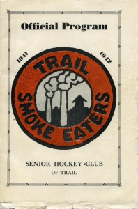Trail Smoke Eaters 1941-42 game program