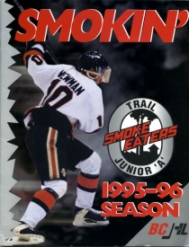 Trail Smoke Eaters 1995-96 game program