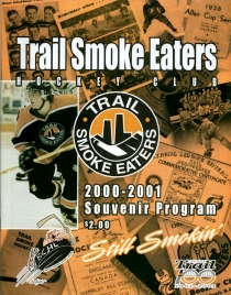 Trail Smoke Eaters 2000-01 game program