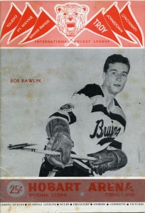 Troy Bruins 1954-55 game program