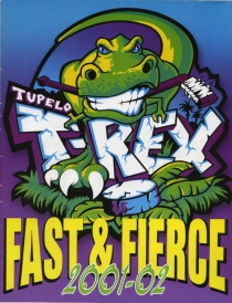 Tupelo T-Rex 2001-02 game program