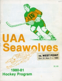 U. of Alaska-Anchorage 1980-81 game program
