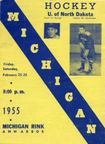 U. of Michigan 1954-55 game program