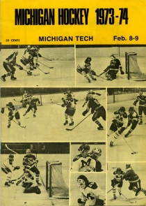 U. of Michigan 1973-74 game program