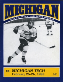 U. of Michigan 1982-83 game program