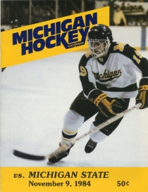 U. of Michigan 1984-85 game program