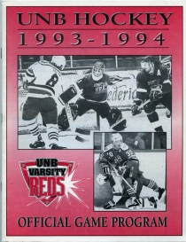 U. of New Brunswick 1993-94 game program