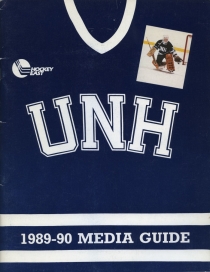 U. of New Hampshire 1989-90 game program