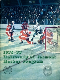 U. of Vermont 1976-77 game program