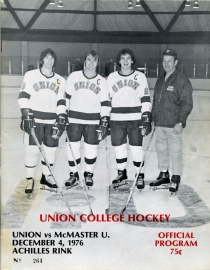 Union College 1976-77 game program