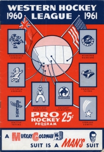 Vancouver Canucks 1960-61 game program
