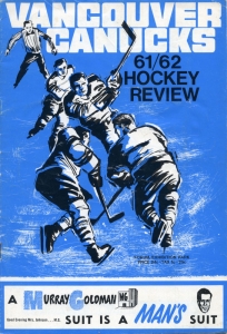 Vancouver Canucks 1961-62 game program