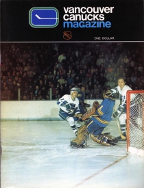 Vancouver Canucks 1971-72 game program