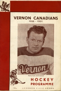 Vernon Canadians 1950-51 game program
