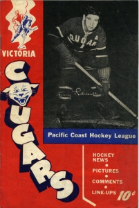 Victoria Cougars 1949-50 game program