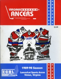 Virginia Lancers 1989-90 game program