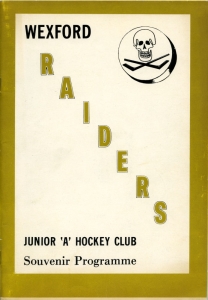 Wexford Raiders 1972-73 game program
