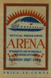Windsor Hornets 1927-28 game program