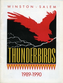 Winston-Salem Thunderbirds 1989-90 game program
