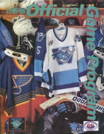Worcester IceCats 1995-96 game program