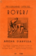 Arvida Rovers 1948-49 program cover