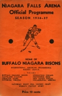 Buffalo Bisons 1936-37 program cover