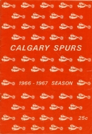 Calgary Spurs 1966-67 program cover