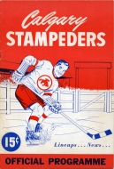 Calgary Stampeders 1952-53 program cover
