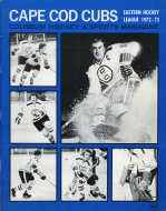 Cape Cod Cubs 1972-73 program cover