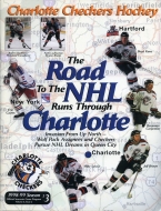 Charlotte Checkers 1998-99 program cover