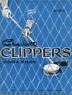 Charlotte Clippers 1956-57 program cover