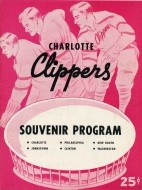 Charlotte Clippers 1957-58 program cover